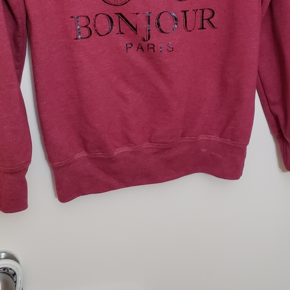 Pink. Off shoulder sweater - Picture 2 of 3